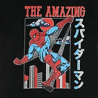 The Amazing Spider-Man kanji japanese graphic tee