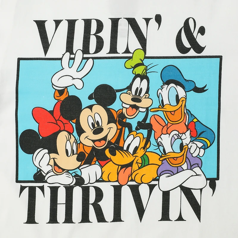 'vibin & thrivin' Mickey Friends graphic tee