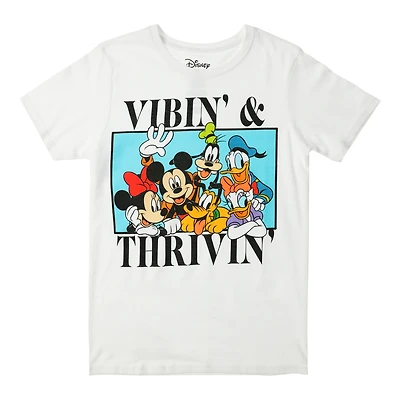 'vibin & thrivin' Mickey Friends graphic tee