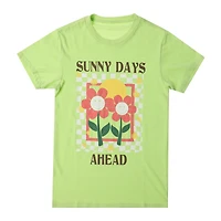 'sunny days ahead' floral graphic tee