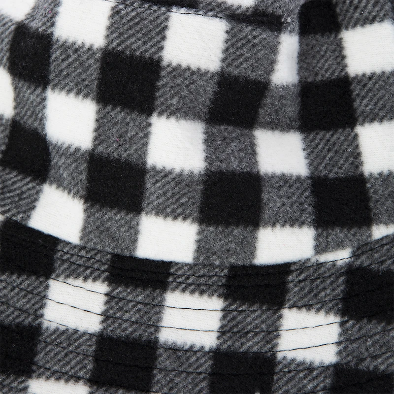reversible plaid bucket hat