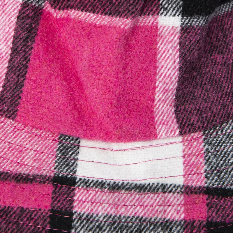 reversible plaid bucket hat