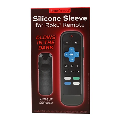 Glow the dark silicone sleeve for roku® remote
