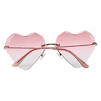 ladies heart shaped beveled sunglasses