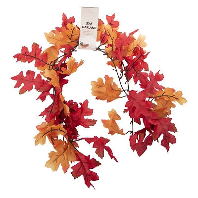 fall leaf garland 60in
