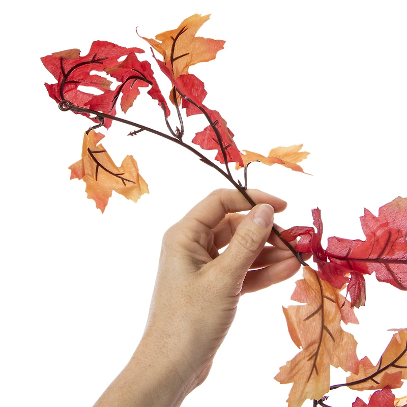 fall leaf garland 60in