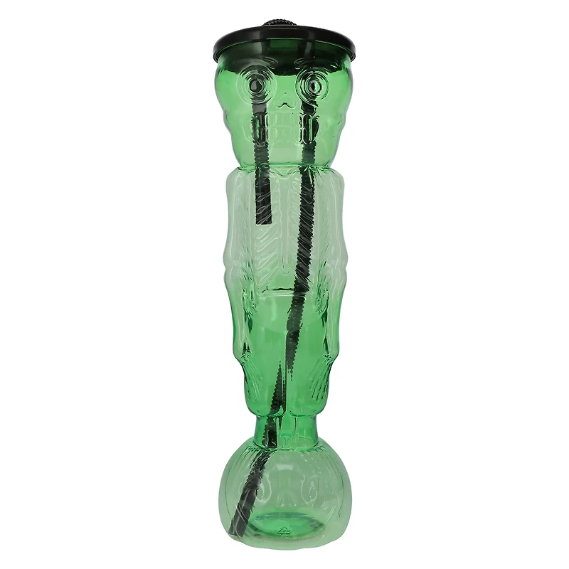 Skeleton Tumbler With Straw 29oz
