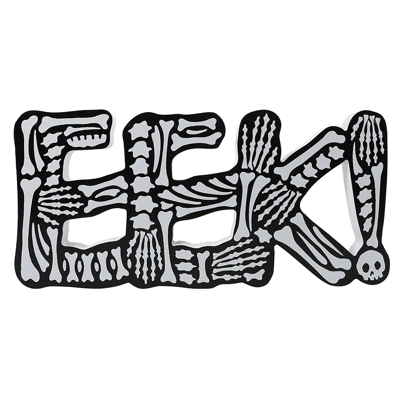 'eek' halloween decor sign 11in x 5.2in