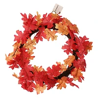 fall leaf wreath 18in