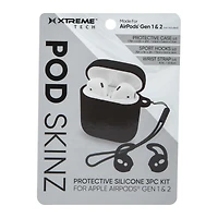 pod skinz silicone accessories for AirPods® 3-piece set