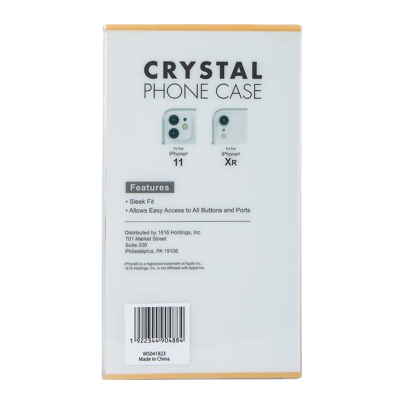 iPhone 11®/Xr® crystal phone case