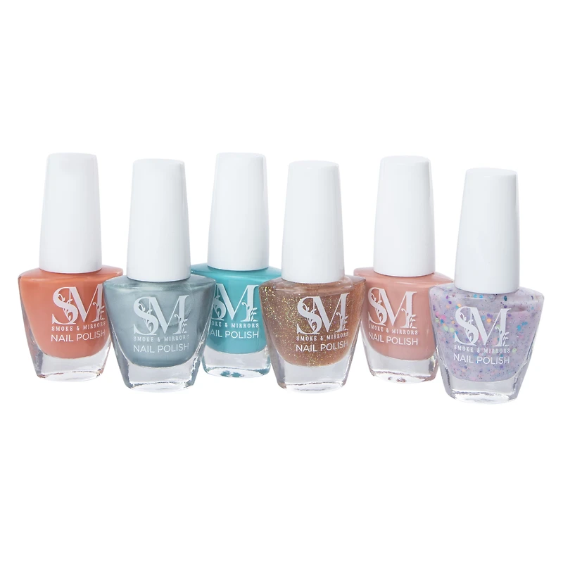 smoke & mirrors jojoba oil infused nail polish set 6-count