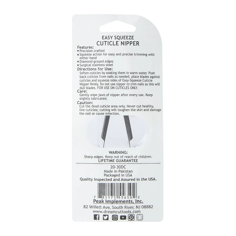 easy squeeze cuticle nipper