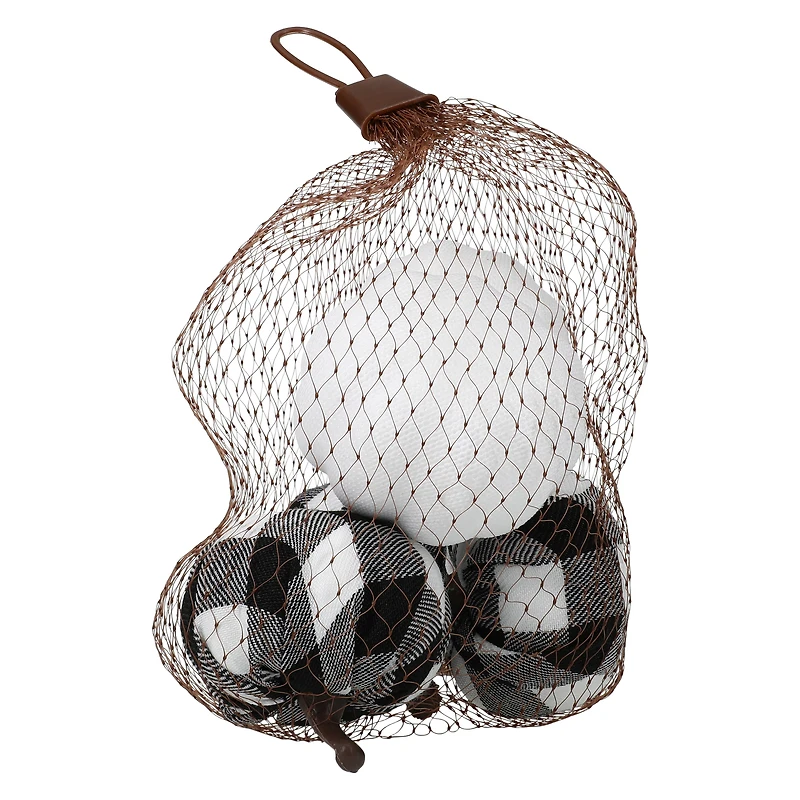 decorative pumpkins 5-count