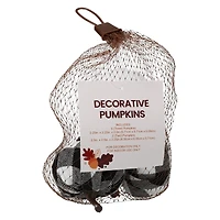 decorative pumpkins 5-count