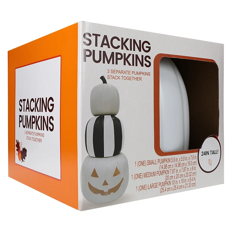 stacking pumpkins 3-count