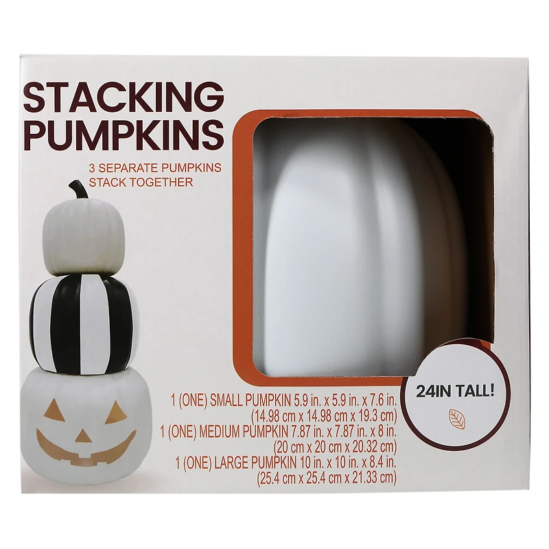 stacking pumpkins 3-count