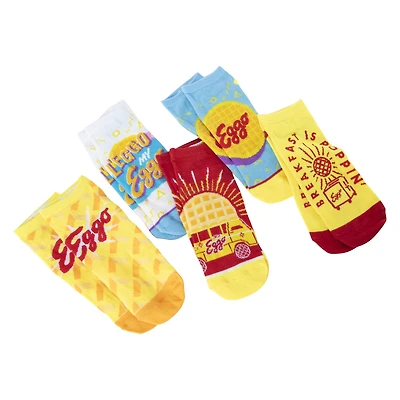 kellogg's® eggo® ladies ankle socks 5-pack