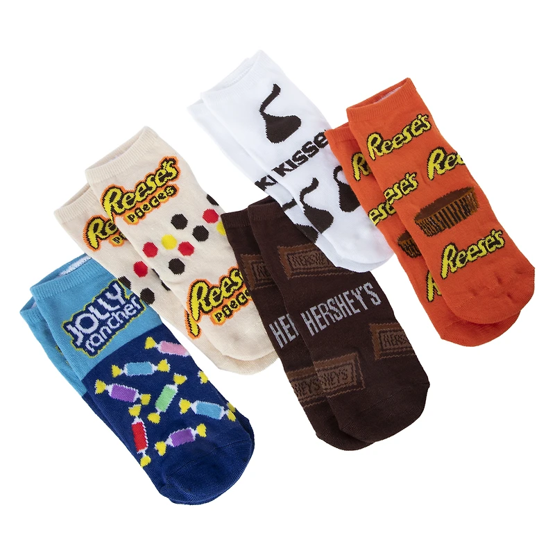 hershey's® ladies ankle socks 5-pack