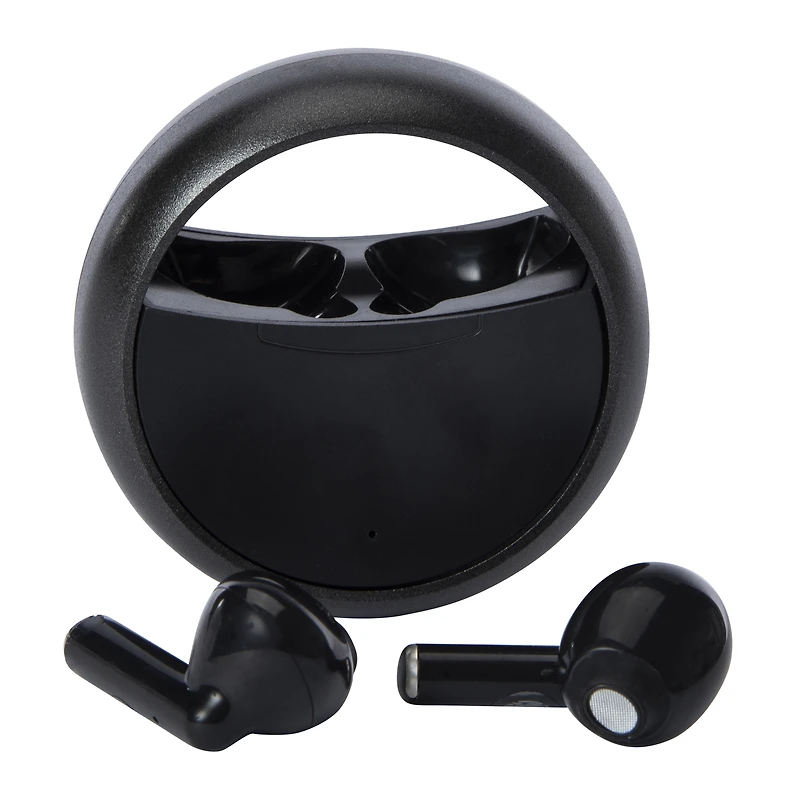 spin noise-isolating bluetooth® earbuds with mic