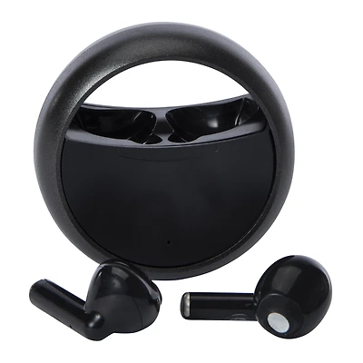 spin noise-isolating bluetooth® earbuds with mic