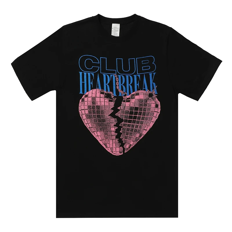 'club heartbreak' disco graphic tee