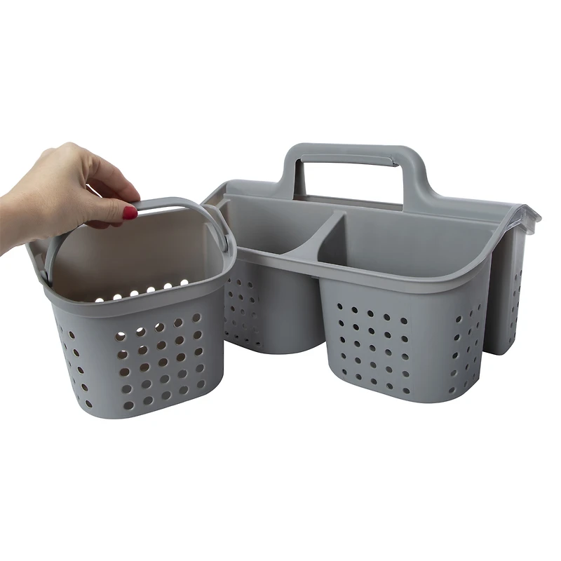 shower caddy with handle 15.95in x 11in