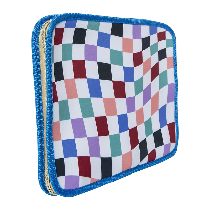 neoprene 3-ring zipper binder 12.9in x 10.1in