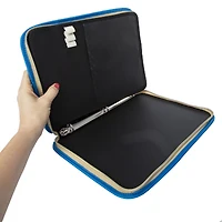 neoprene 3-ring zipper binder 12.9in x 10.1in