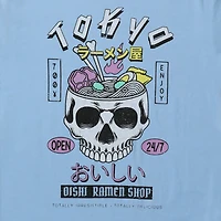 skull ramen graphic tee