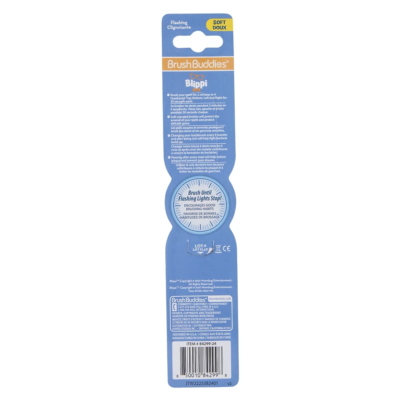 brush buddies® blippi® light up toothbrush