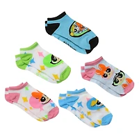 the powerpuff girls™ ladies ankle socks 5-pack