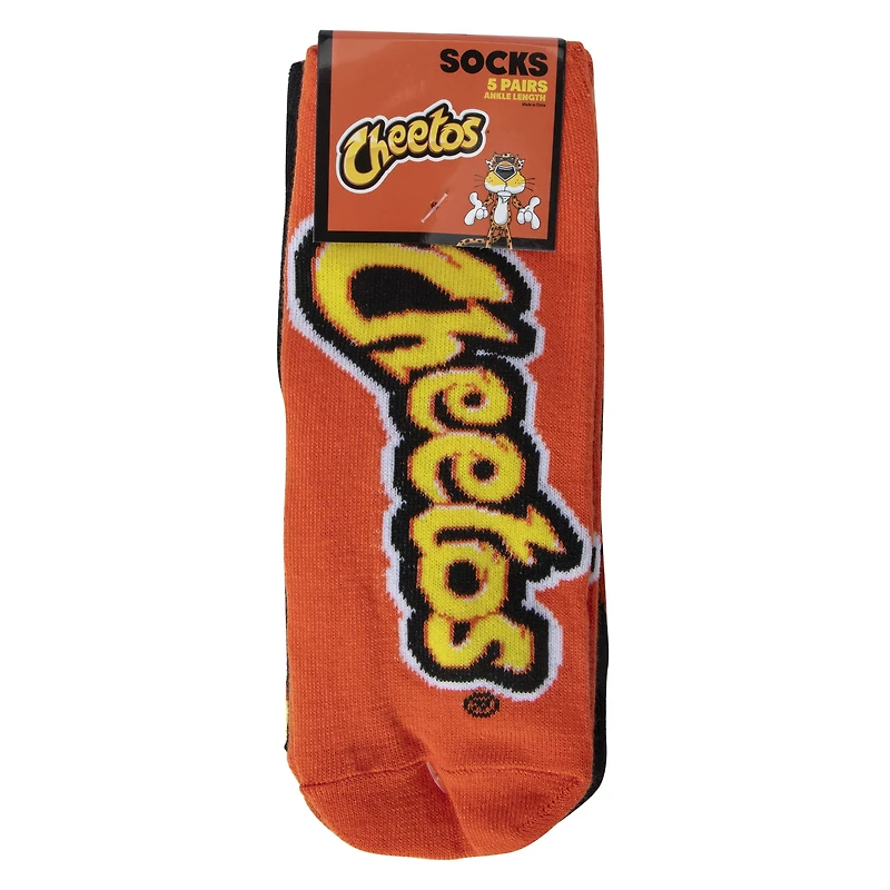 cheetos® ladies ankle socks 5-pack