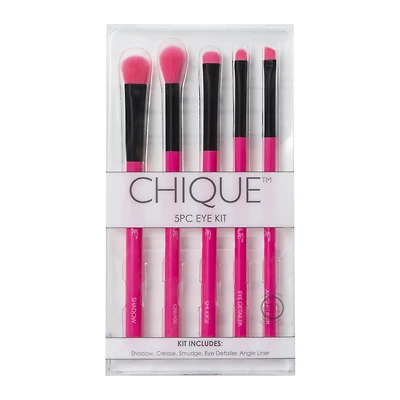 chique™ face makeup brush kit 5-count