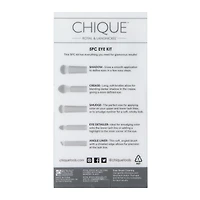chique™ face makeup brush kit 5-count