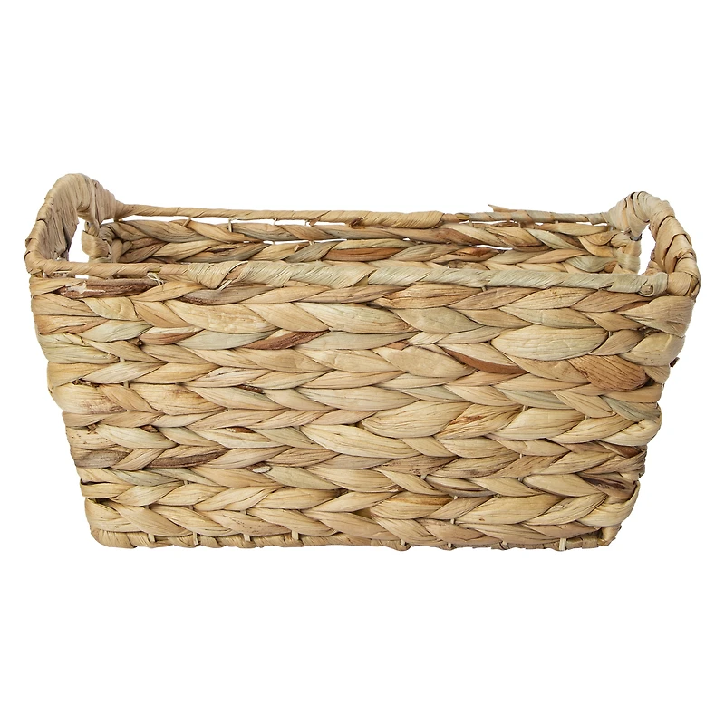 rectangle water hyacinth storage bin 8in x 12in