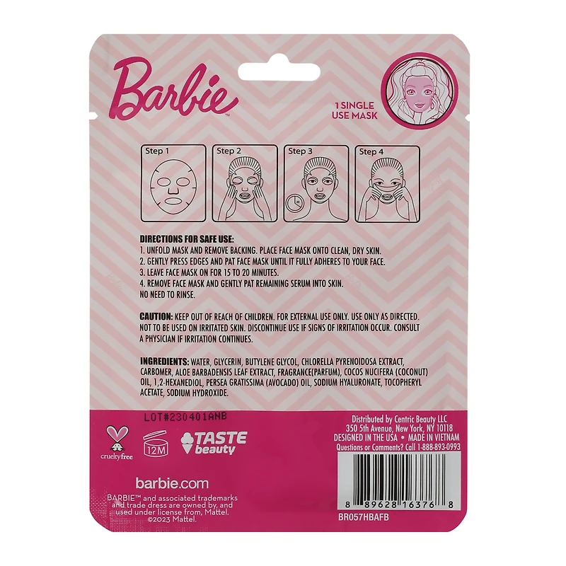 care bears™ unlock the magic watermelon scented face mask