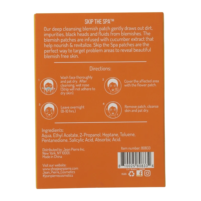 skip the spa™ infused blemish patches 24-count
