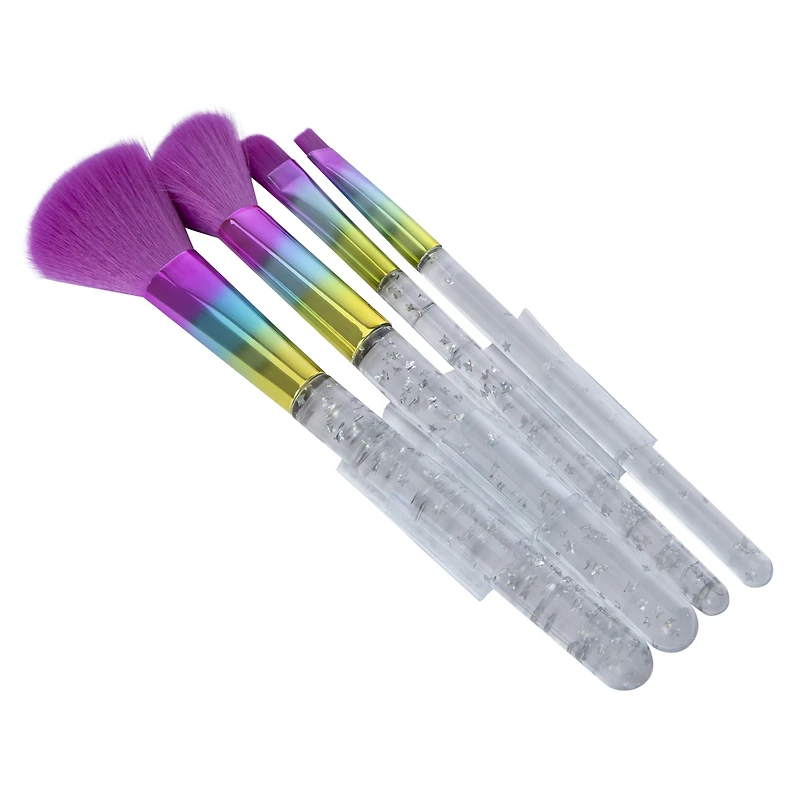 makeup brushes & travel bag 5-piece set