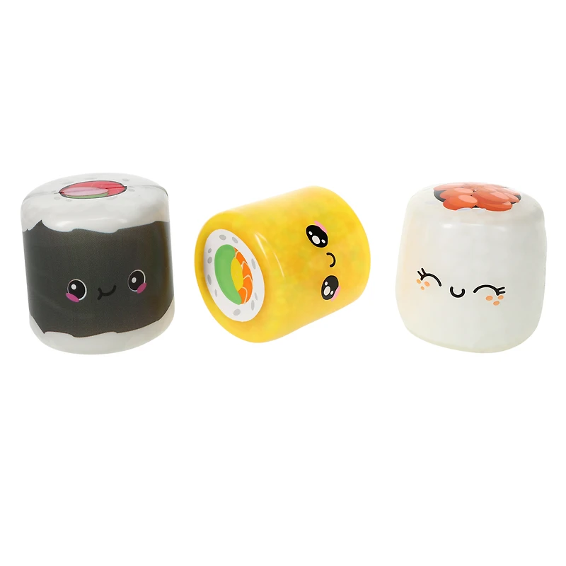 squishy sushi 3-count