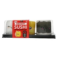 squishy sushi 3-count