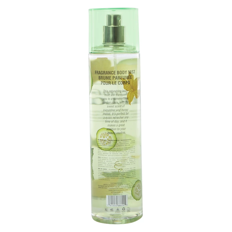 Body Fragrance Mist 8 Fl.oz - Cucumber Melon
