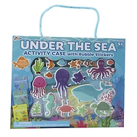under the sea activity case with bubble stickers