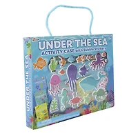 under the sea activity case with bubble stickers