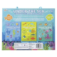 under the sea activity case with bubble stickers