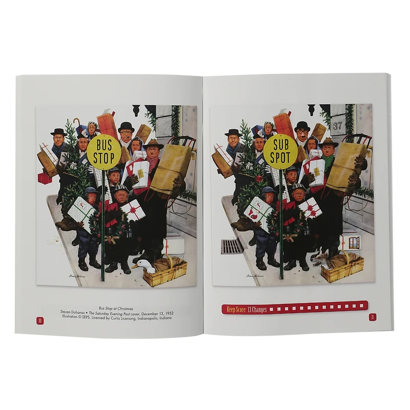 the saturday evening post spot the differences picture puzzles