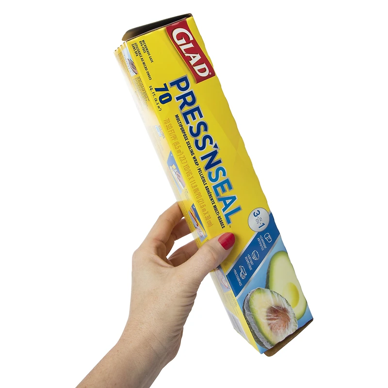 Glad® Press'N Seal™ Plastic Sealing Wrap 70 Sq.ft