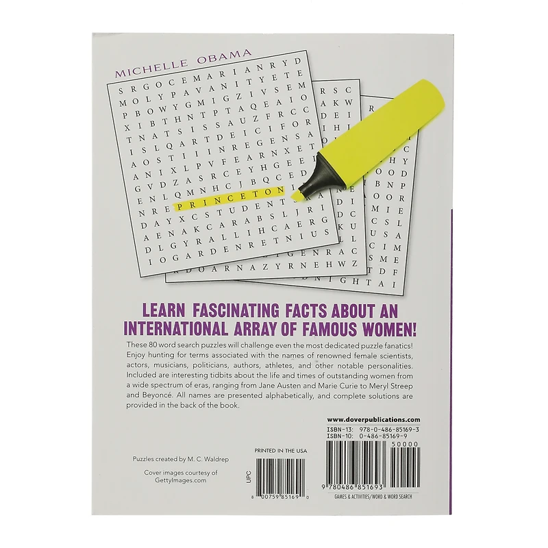 remarkable women word search puzzles