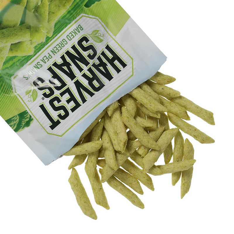harvest snaps® white cheddar baked green pea snacks 3oz