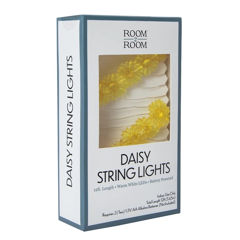 LED daisy string lights 12ft